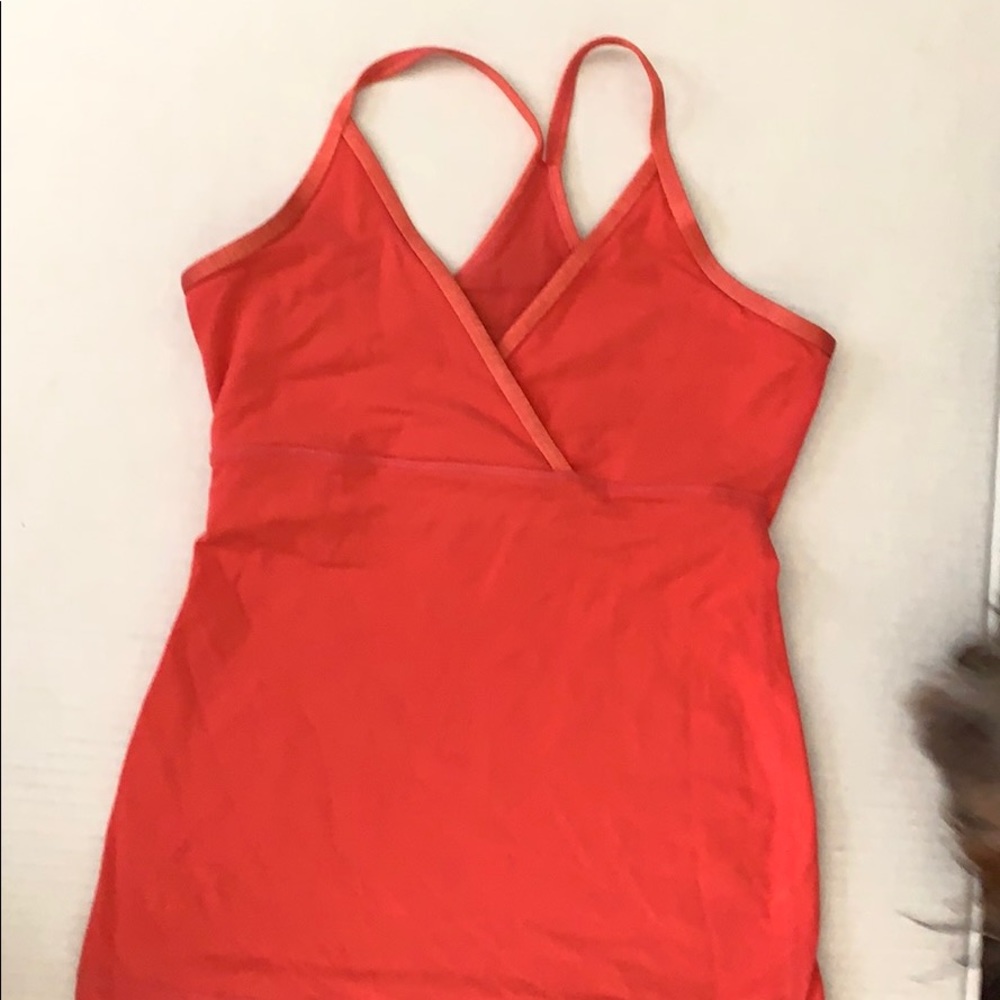 Lululemon women tank top coral xs